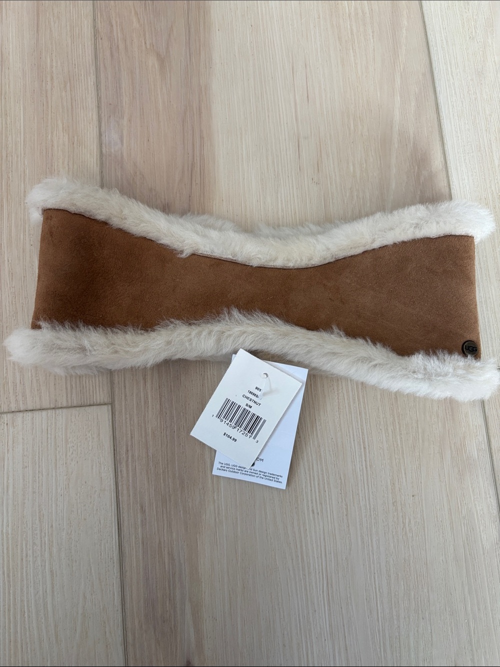 Ugg Chestnut Headband New With Tags